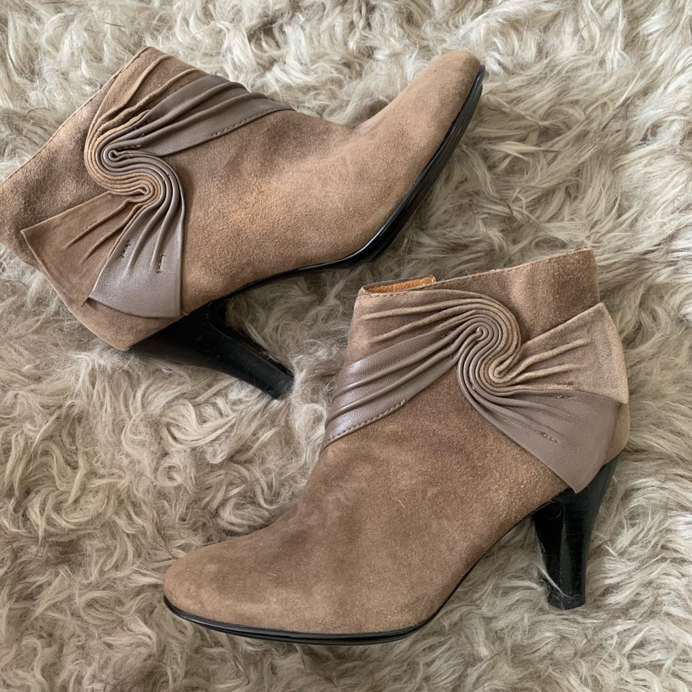 LEATHER SUEDE Vintage Söfft booties
